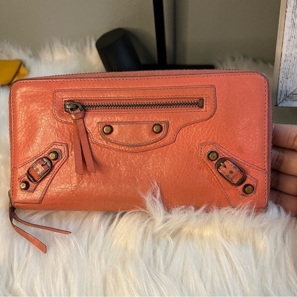 𝅺BALENCIAGA wallet pink - Picture 10 of 16